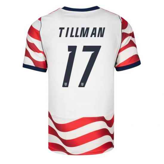 USA 2026 FIFA World Cup Soccer White Jersey Set ( Have Shorts ) Malik Tillman #17
